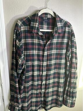 Croft & Barrow Men's XL Classic Fit Plaid Button-Up Shirt